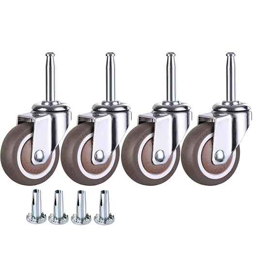2 Inch Rubber Caster Wheel Set of 4 by nerilee