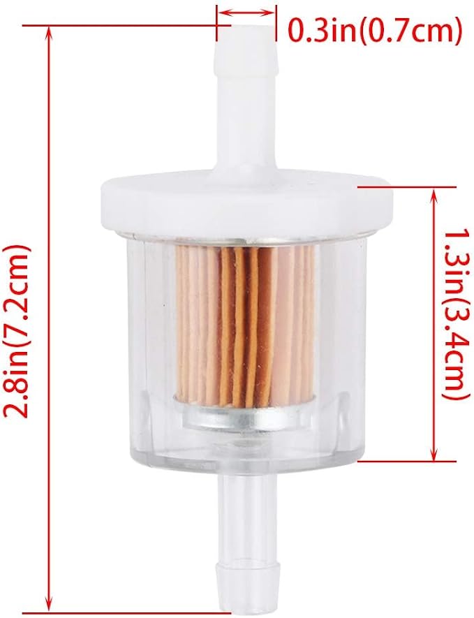 Tvent 1/4" Fuel Filter 691035 493629 - Image 2