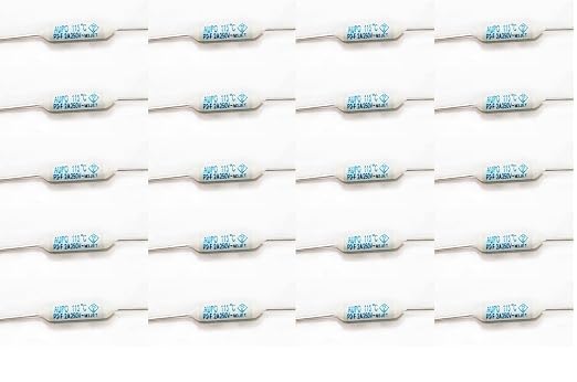 115C, 115C Fuses, Microtemp Thermal Fuse Axial Type 122 TF Cutoff 115C 2A 250V by Vigor_Source