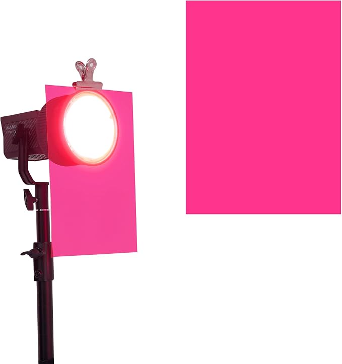 Lystaii 9pcs Gel Light Filter Color Correction Colored Overlays Transparent - Image 5