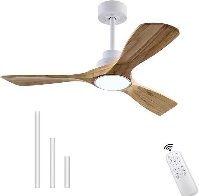 QUTWOB 42" Wood Ceiling Fan - Image 7