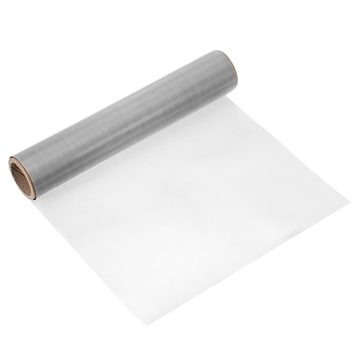uxcell 250 Mesh 79" x 10" Woven Wire Mesh, 316 Stainless Steel Air Vent Filter by uxcell