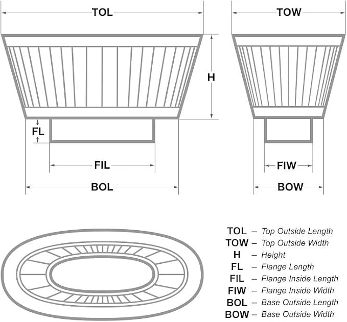 aFe Power 72-91050 Magnum FLOW Performance Air Filter - Image 2