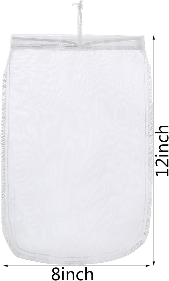 ALEGI Aquarium Filter Media Bag Extra Fine, Reusable 180 Micron Drawstring Mesh - Image 2