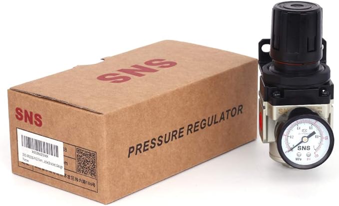 SNS AR3000-N03 Female Thread 3/8 NPT Air Pressure Regulator 0-150 PSI Adjustable - Image 2