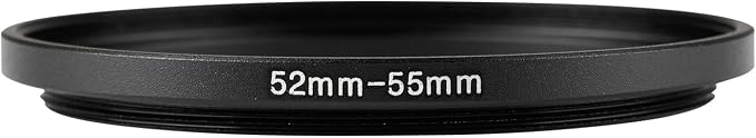 52-55mm Metal Step-Up/Down Ring Adapter Compatible - Image 2