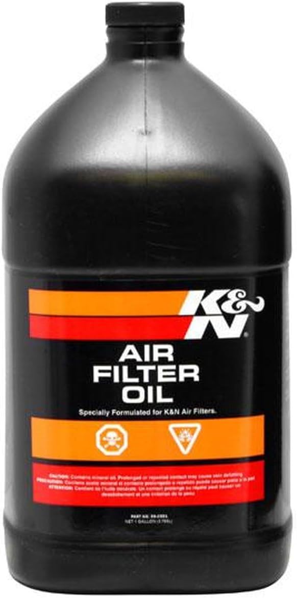 K&N Air Filter Oil: 1 Gallon; Restore Engine Air Filter Performance and - Image 2
