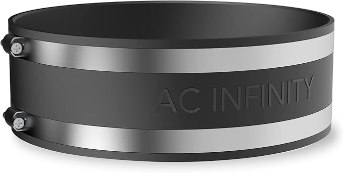 AC Infinity Noise Reduction Clamp 8-Inch, Duct Coupler by ACInfinity
