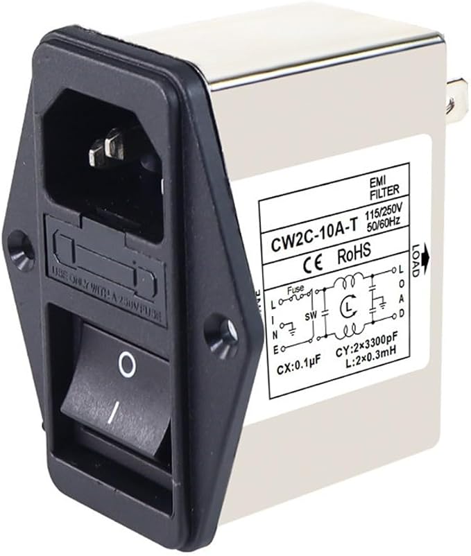 IEC Power Filter, Inlet Power Socket, IEC Socket Power Filter - Image 3