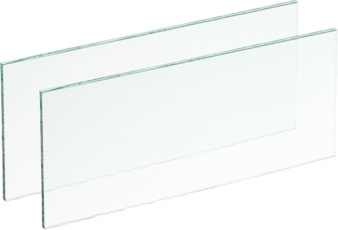 PATIKIL Welding Len 4-1/4"x 2", 2 Pack Hardened Glass Filter Plates Covers by PATIKIL