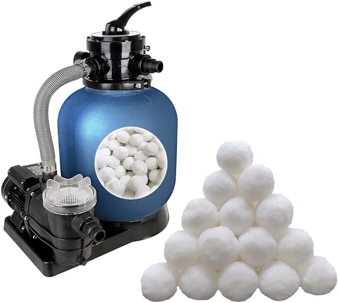 3 lbs Pool Filter Balls Eco-Friendly Fiber Filter Media by Unknown