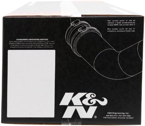 K&N Cold Air Intake System: High-Flow Air Filter, Increase Performance & - Image 5