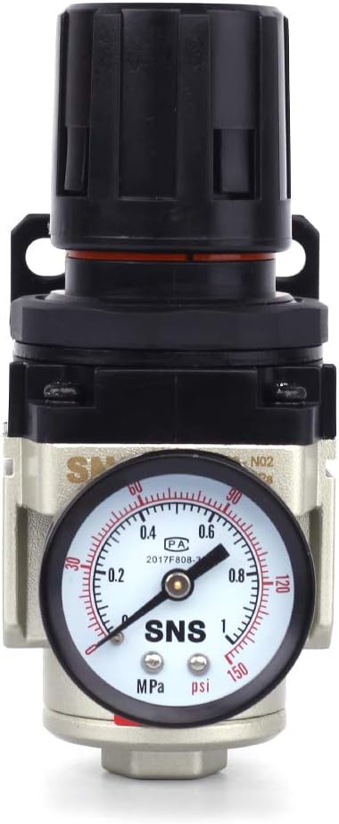 SNS AR3000-N02 Female Thread 1/4 NPT Air Pressure Regulator 0-150 PSI Adjustable - Image 5
