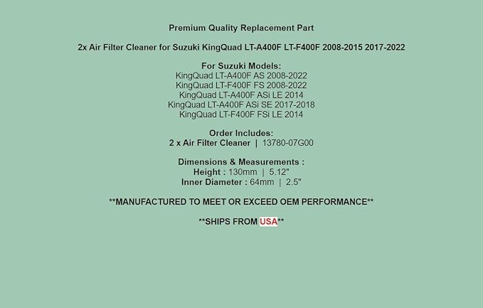 Generic Replacement Air Filter Cleaner - Image 7