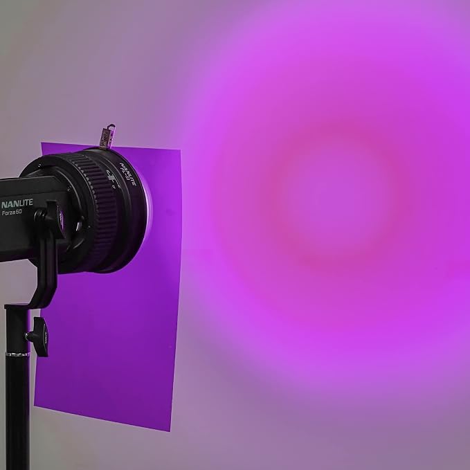 Lystaii 9pcs Halloween Gel Light Filter Color Correction Colored Overlays - Image 5