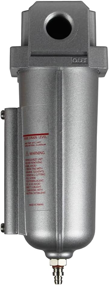1/2" Compressed Air Line Moisture & Water Filter Trap Air Compressor F704 New - Image 3