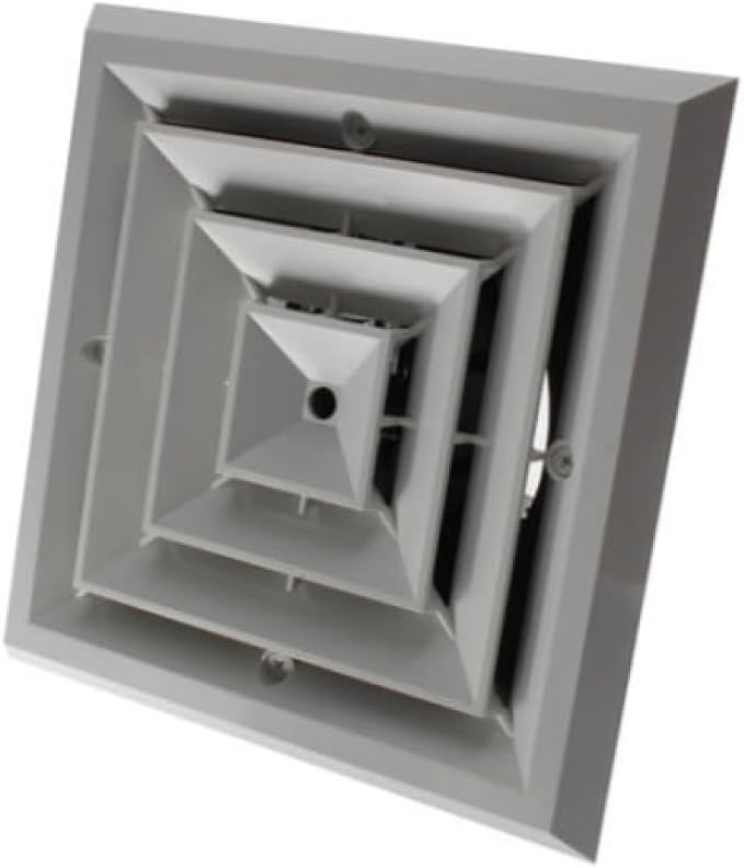 RectorSeal TRUaire Retrofit Grille/Damper 81904 Plastic Ceiling Diffuser by RectorSeal