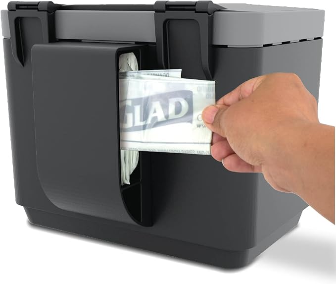 Glad Compost Bin for Kitchen, 1.5 Gallon | Plastic Container - Image 3