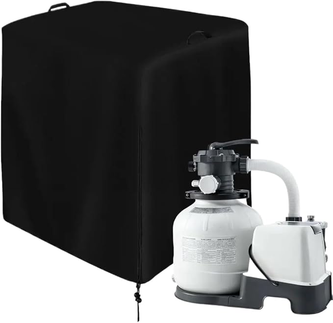 Cover for Pool Pump Filter Sand Cylinder Sunscreen Anti-UV Ground Enclosure - Image 3