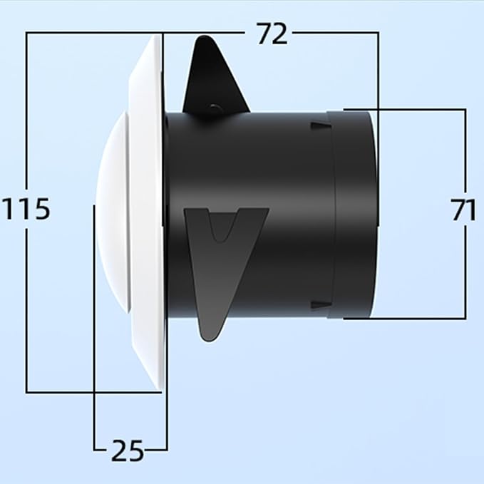 High-Efficiency Fresh Air System Outlet Hood, Improve Indoor Air Quality - Image 2