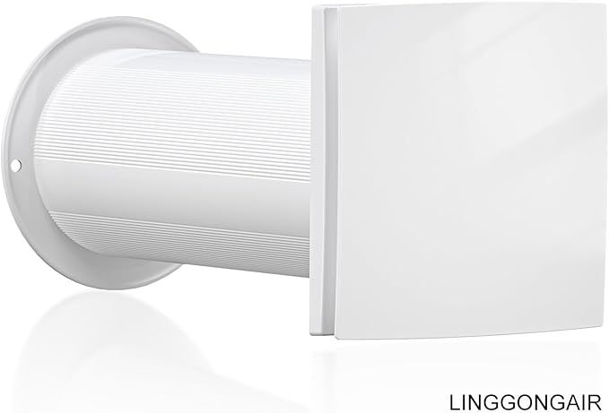LINGGONGAIR Heat Recovery Ventilator 4-inch 5W EC Motor, Two-Way Wall - Image 2