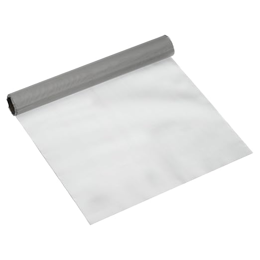 PATIKIL 40" L x 10" W Woven Wire Mesh, 400 Mesh 316L Stainless Steel Air Vent by PATIKIL