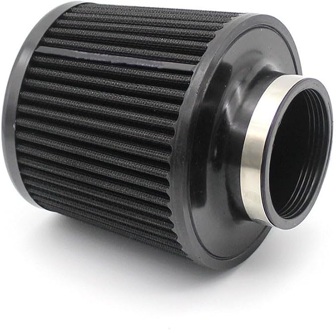 Premium Cone Air Filter, Clamp-on 2.5" Inlet Mesh Top Short Engine Replacement - Image 3