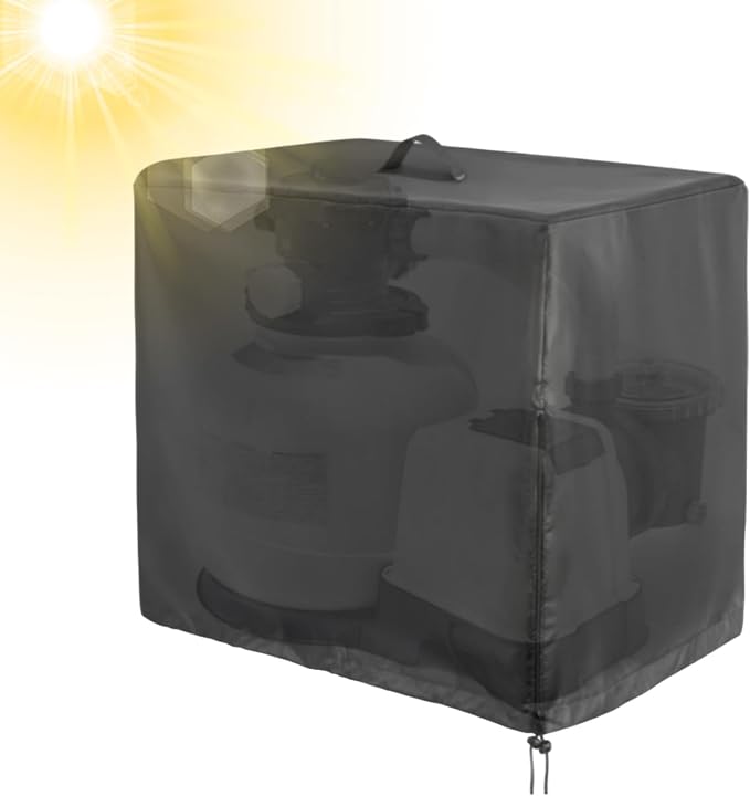 Pump Cover - Anti-Uv Ground Shelter | Outdoor Pool Filterr Box Enclosure by Unknown