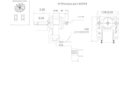 Endurance Pro Universal Bathroom Exhaust Vent Fan Motor Complete Kit Replacement - Image 5