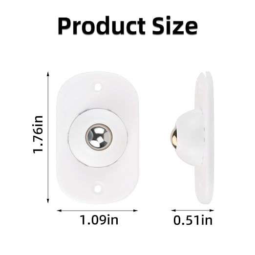 8 Pcs Self Adhesive Caster Wheels Appliance Rollers - Image 6