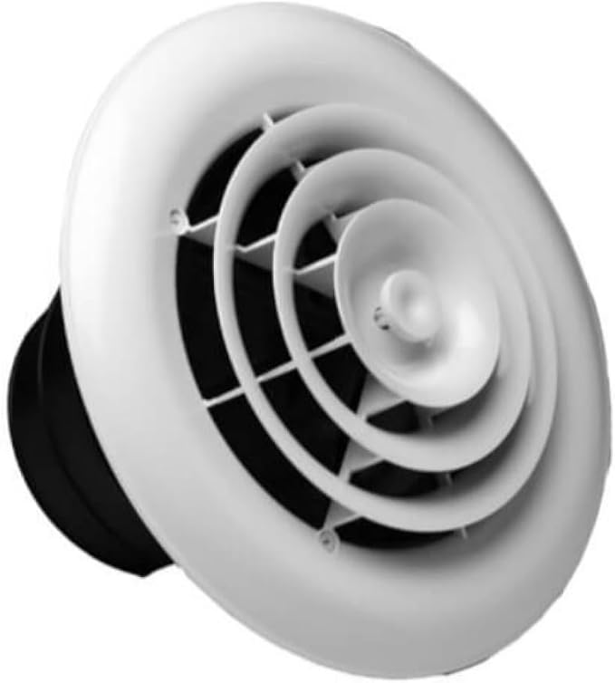 RectorSeal TRUaire Retrofit Grille/Damper 81901 Plastic Ceiling Diffuser by RectorSeal
