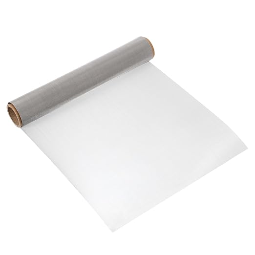 uxcell 80 Mesh 39" x 12" Woven Wire Mesh, 304 Stainless Steel Air Vent Filter by uxcell