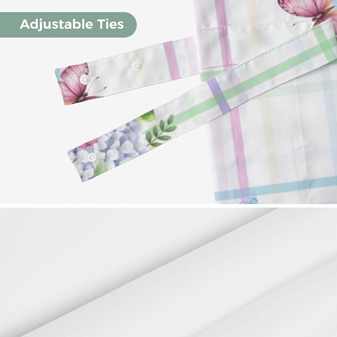 Spring Tie Up Valance Curtains for Windows, Kitchen Curtains Window Shades - Image 7