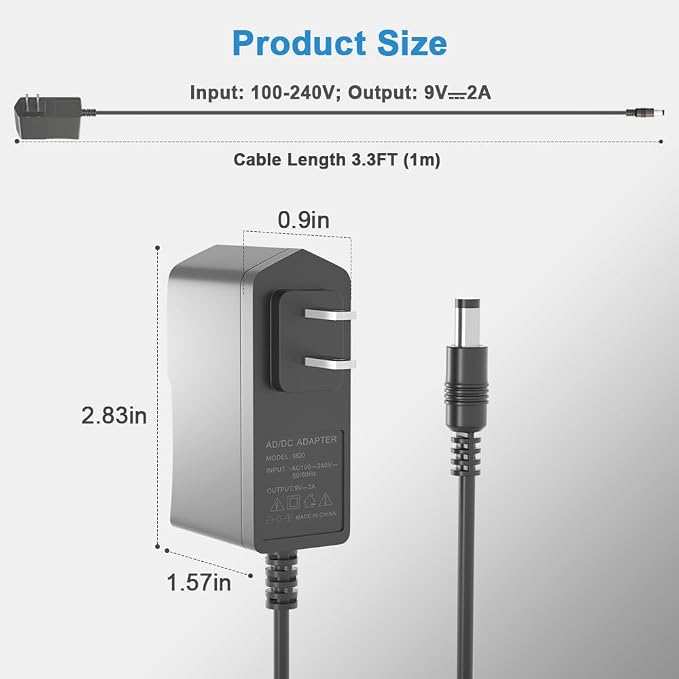 9V 2A Power Supply Universal 9V 2A Power Supply Adaptor - Image 7