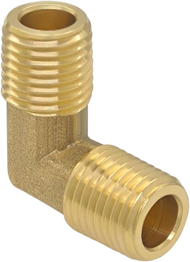 Hooshing 1/4 Inch NPT Elbow 90 Degree Street Elbow 1/4" NPT Male to 1/4" NPT - Image 5