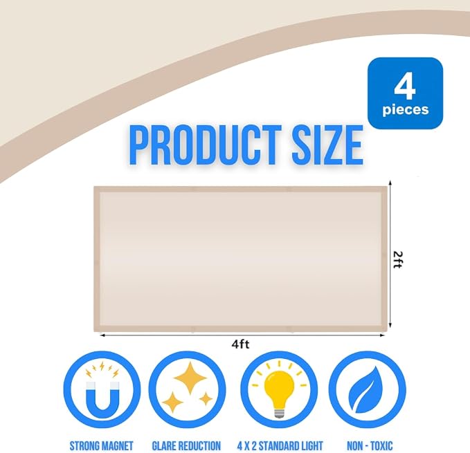 ShadeMAGIC Fluorescent Light Filter Covers - Image 2
