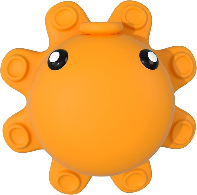 Bathtub Overflow Drain Cover - Tub Soak Bath Cover, Adds Inches of Water for Deeper Bath (Silicone, Yellow)