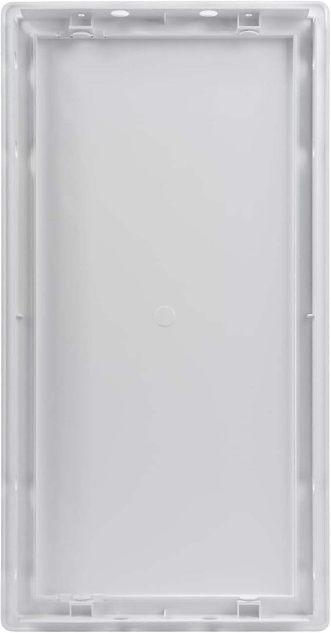 Vent Systems White ABS Plastic Access Panel 8 x 16 Inch (Opening) - Access Door for Drywall, Wall, Ceiling - Electrical, Plumbing Service Wall Hole Cover - Inspection Door - 8.6 x 16.5 Inch (Outer)