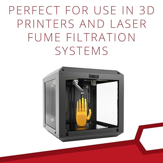 Activated Carbon for 3D Printers, Thermaly Activated, Low-Dust GAC Charcoal for - Image 2