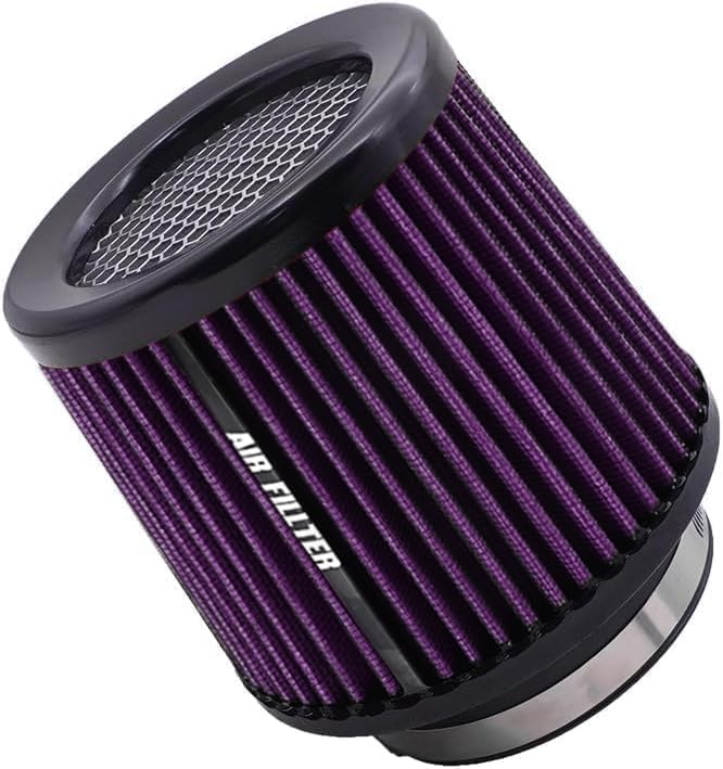 Universal 3 Inch 76mm Air Intake Filter Replacement Cone Air Filters Quality by MUGERACING