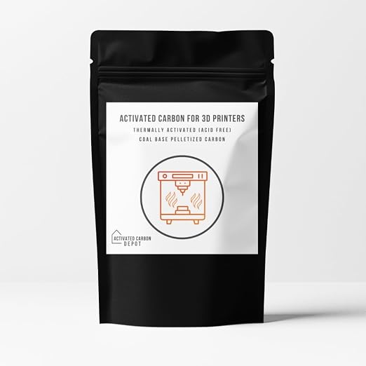 Pellet Carbon for 3D Printing & Laser Fume Filtration | Activated Carbon Depot by Unknown