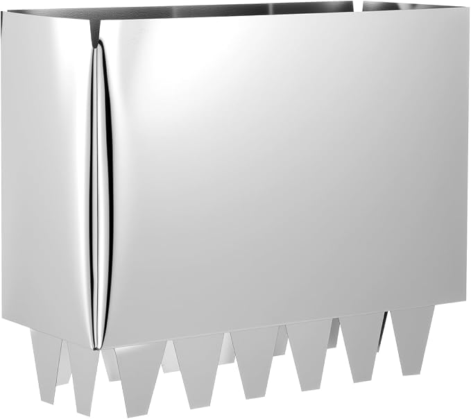 MorningRo 1 Pcs HVAC Metal Register Collar 4" x 8" x 6" Deep Installation Tabs by Unknown