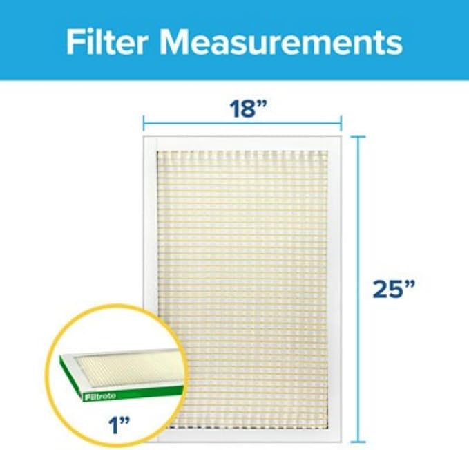 Filtrete 18x25x1 AC Furnace Air Filter, MERV 8, MPR 700, Tough on Pollen - Image 2