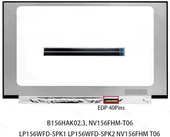 15.6" Laptop LCD Touch Screen B156HAK02.3 NV156FHM-T06 LP156WFD-SPK1 - Image 2