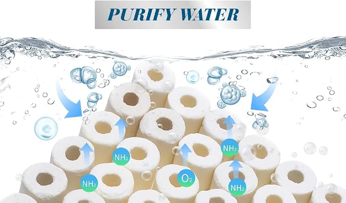 ALEGI Aquarium Premier Bulk Bio Ceramic Rings Filter Media - Image 5