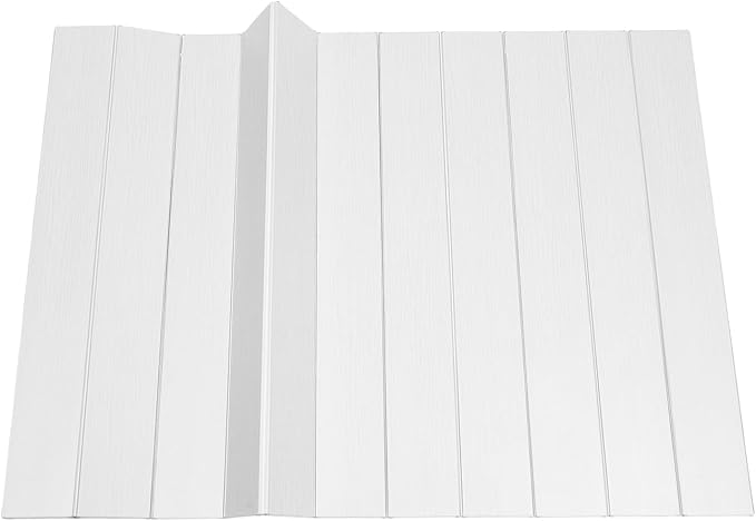 Bathtub Cover Foldable 62.9" x 31.5" Bath Tray Adjustable PVC Shutter Bath Lid Anti-dust Bathtubs Cover for Tub Can Store Wine Glass, Books, Tablets, Cellphones (White)