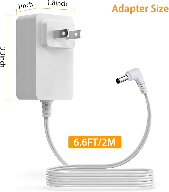 12V Power Cord for Levoit Core Mini Air Purifier Levoit LAP-C161-WUS - Image 5