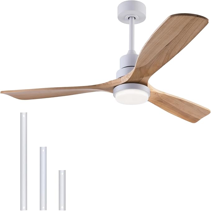QUTWOB 48" Wood Ceiling Fan - Image 7