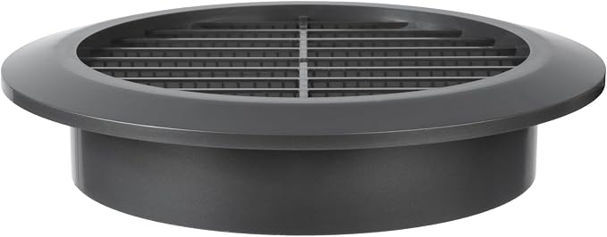 Graphite/Gray 4" Inch Round Ventilation Grille - Image 7