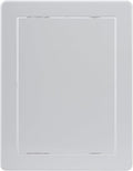 Vent Systems White ABS Plastic Access Panel 6 x 8 Inch (Opening) - Access Door for Drywall, Wall, Ceiling - Electrical, Plumbing Service Wall Hole Cover - Inspection Door - 6.6 x 8.6 Inch (Outer)